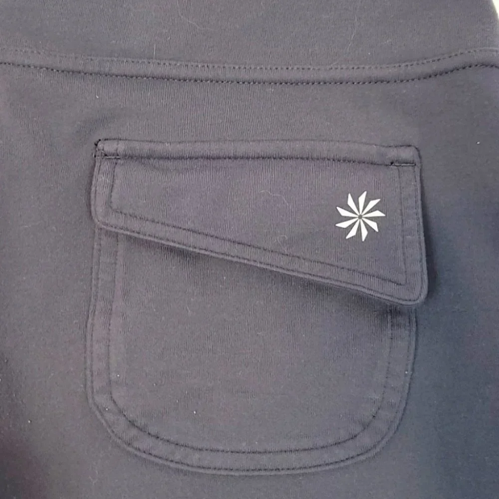 Athleta Athleisure Bike Shorts Gray Sz S